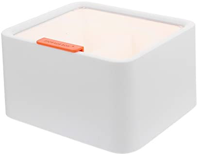 Cabilock Kosmetik Aufbewahrungsbox Mit Deckel Fächer Organizer Für Make-up Wattepads Und Lippenstifte Staubdicht Und Transparent Für Schreibtisch Und Schminktisch