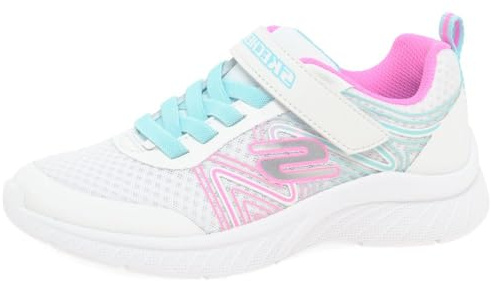 Skechers Girls Microspec Plus - Swirl Sweet Trainers