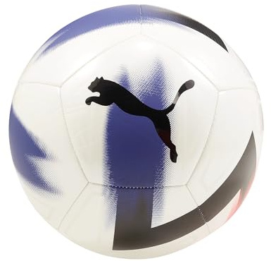 PUMA PUMA CAGE ball - Palloni da allenamento Unisex, PUMA White-Sunset Glow-Lapis Lazuli, 4-084346