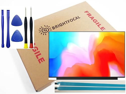 BRIGHTFOCAL New Screen Replacement for Acer Nitro 5 AN515-56 AN515-57 40pin 144Hz FHD 1920 x 1080 IPS Slim Matte LED LCD Display with Tool