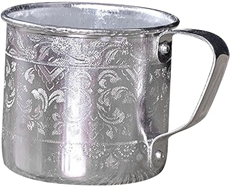 Sosoport Tasse à Bière Étain Vintage Avec Anse Mug Décoratif Multi-usage Pour Boissons Froides Et Cocktails Pour Fêtes Bars