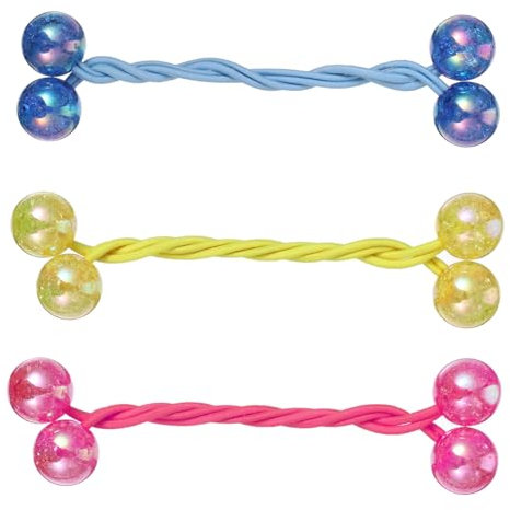 PLAFOPE 9paare - -haarbänder Elastische Haargummis Dekoration Vielseitige Haaraccessoires Für Damen Und Mädchen Zufällige Farben