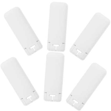 IWOWHERO Eleganter Plissee-fixierer 6er-Pack Weiße Jalousiehalterungsklemme Dekoration Im Home-Office