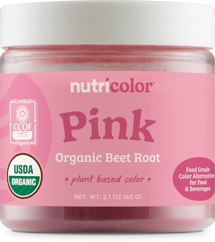 Nutricost Pink Plant Based Food Coloring From Organic Beet Root Powder