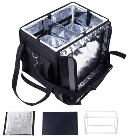 Grand sac isotherme, boîte alimentaire thermique pour le transport, sac isotherme étanche à grand volume pour le camping, les achats, la pêche, l'école, le pique-nique et