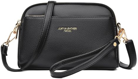 Mabecol Handytasche Damen, Schultertasche Umhängetasche PU Leder | Kleine Clutch Mit Geldbörse, Verstellbarer Gurt Für Crossbody Tragen, Ideal Für Alltag, Arbeit, Reisen Und Shopping