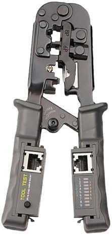 Pinza Crimpatrice per Cavi,Tenaglie per Taglio Cavi | Attrezzo Antiscivolo Resistente per Cavi Elettrici, Ideale per Dormitori, Appartamenti e Officine di Riparazione
