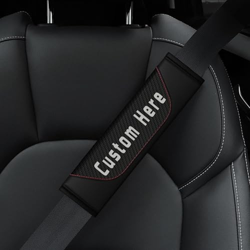 Personalised Car Seat Belt Cover – Custom Seatbelt Shoulder Pad, Soft Cushion Strap Sleeve for Cars and Trucks