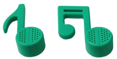 Snorvixre Colador de té de silicona, filtro de símbolo musical, para hojas sueltas, herramienta de preparación apta para lavavajillas, accesorios para entusiastas de la música