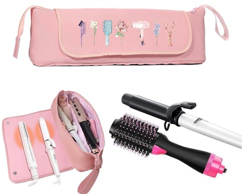 Bolsa De Viaje Para Herramientas De Cabello Estuche Impermeable Antipolvo