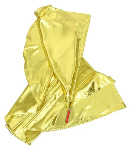 SHINEOFI Bandera Semicircular de Adoración para Bailar 190x140 Cm, Color Dorado Varilla, Bandera Grande para Eventos Deportivos y Actuaciones de Danza en Exteriores