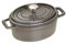 STAUB Cocotte Ovalada, Hierro Fundido, Gris Grafito, 15 cm