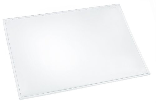 Läufer 43600 Durella durchsichtige Schreibtischunterlage 39x60 cm, transparente Schreibunterlage für hohen Schreibkomfort, transparent klar