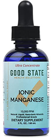 Good State | Liquid Ionic Manganese | Dietary Supplement | Great Bone Health | 100 Servings