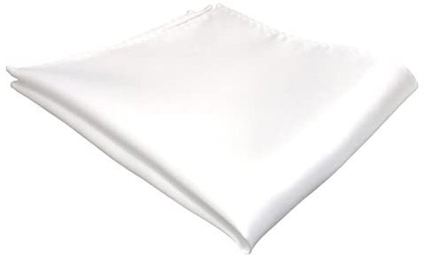 TigerTie Satin Einstecktuch einfarbig Uni - Tuch Polyester - Größe 26 x 26 cm
