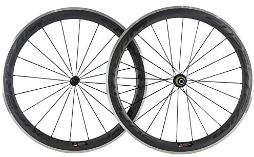 Superteam 50mm Depth Clincher Rim with Alloy Brake Surface Matte Finish Road Wheelset