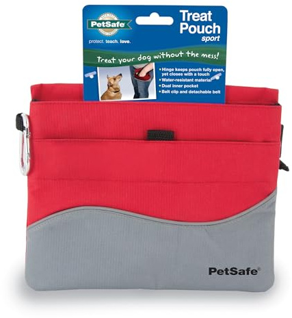 PetSafe presentpåse sport husdjursträning och hundpromenader, röd