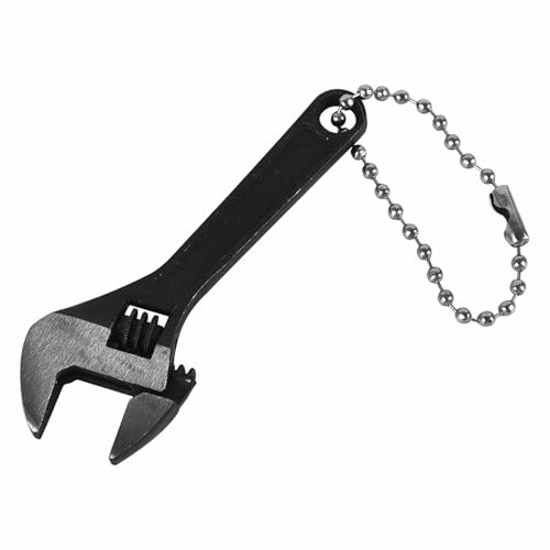 Mini llave ajustable, llave inglesa de mandíbula pequeña, llave inglesa para reparar color blanco (68 mm)