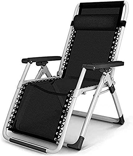 Lounge Chair Outdoor Strand Patio Camping Garten Deck Stühle Schwerelosigkeit Liege Liegen wasserdichte Chaiselongues Metall für Outdoor-Büro