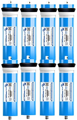 UIHECTA RO-Membran 200 GPD 2812-200 GPD Trockenfilm Umkehrosmose-Wasserfilter Ersatz,8pcs