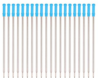Kugelschreibermine, 11,6 cm, Kugelschreibermine, Büro, Schreibwaren, Geschenk, Stiftauswahl, Blau / Schwarz, 20 Stück, 11,6 cm, Blau, 20 Stück