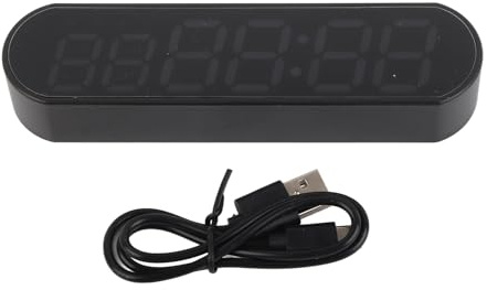 Minuteur de Gym Portable Multifonctionnel 1000mAh USB Fitness Sports Intervalle D'Entraînement Réveil pour Boxe HIIT Fitness Rechargeable Alimenté par Batterie ABS
