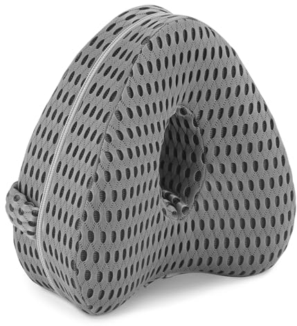 Towwoo Kniekissen für Seitenschläfer, Orthopädisches Kissen für Bein, Ergonomisches Memory Foam Kissen zum Schlafen auf der Seite, Hüft-, Rücken- und Ischias-Schmerzlinderung (Grün)