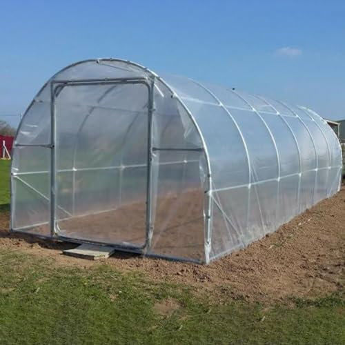 Película de poliéster para invernadero, cubierta de plástico transparente para mejorar el rendimiento y la calidad de los cultivos (3 m x 10 m)