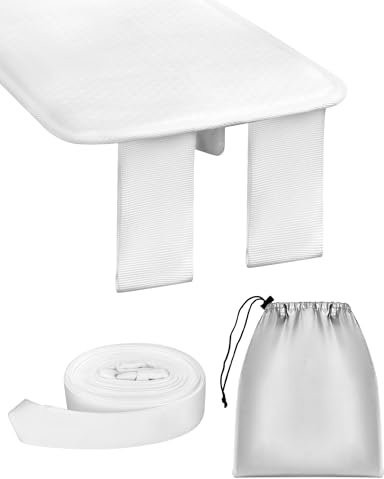 QWORK® Bed Bridge Twin To King Converter, Bed Gap Filler, Easily Connect And Expand Bed, White