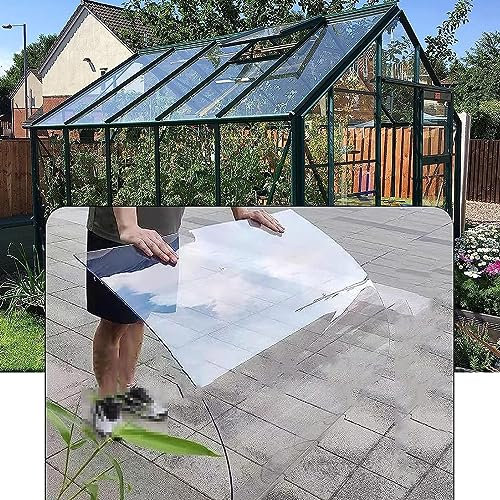 Polycarbonatplatten Acryl-Kunststoffplatten, Dachverkleidungsplatten, Überdachung, Markisenschutz für den Außenbereich, UV-beständig, regenfest, für Dächer, Carports, Vordächer, Wintergärten, Gehäuse