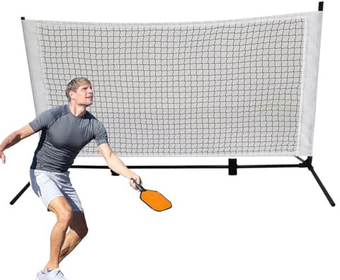 Tragbares Pickleball-Netz – Tennisball-Trainingsnetz zum Üben, Heimtrainingsnetz für Hinterhof, Auffahrt, Park, , Straße