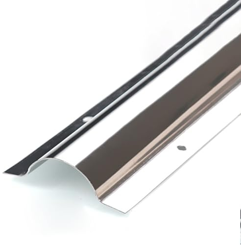 RENLXFI Gaine Cable Chemin De Câbles Extérieur en Métal, Cache-câble Demi-Rond 100cm pour Cordon Électrique pour Bureaux, Entrepôts, Usines, Chemin Câbles avec Trou De Montage(Regular 40 Cable)
