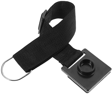 Cello Gurtstopper, Rutschfeste Unterlage für Proben und Konzerte, Schwarz | Faltbarer Kunststoff mit 40 bis 70cm Verstellbarer Länge, Schützt Böden, Geeignet für Cello und Kontrabass