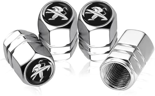 AIMXGBPS Tapones de válvulas para neumáticos Peugeot, Tapones Antipolvo, selladores anticorrosivos y Accesorios para Coche.
