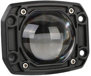Fendinebbia Luci Diurne LED Auto 24V 12V 6000K/3500K Fendinebbia Faretti Moto Faretti Luce Diffusa Luci Diurne Per Jeep Per Wrangler Fuoristrada 4x4(Square)