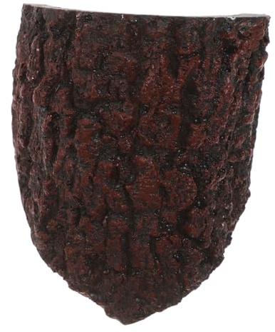 SHINEOFI Cachette pour Dragon Barbu et Gecko Abri pour Reptile et Tortue Décor Réaliste pour Terrarium Design Forme de Tronc Arbre