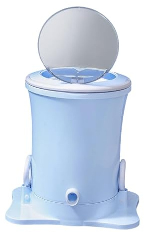 FytStycale Séchoir à Vêtements Essoreuse Séche-linge Manuel Compact Machine à Linge Portable Sans Électricité avec Corde En Nylon Adapté pour Camping Dortoirs Mé, Bleu, S