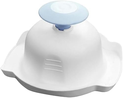 Soporte de seguridad alimentaria azul para cortador de mandolina o dedos, protección anticorte para verduras, pelador y rallador, cortador de alimentos, protector de dedos para cortador de verduras