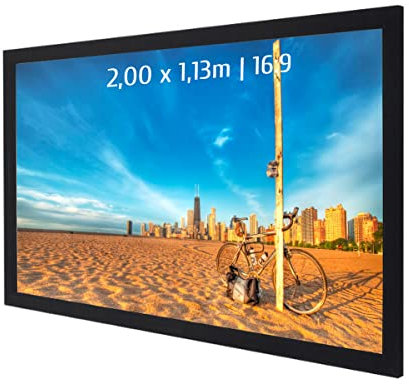 Ecran de Projection sur Cadre 2,00 x 1,13m - Format 16:9