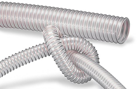 Antistatischer Saugschlauch aus PU, lebensmittelgeeignet, Durchmesser 50 mm, 10 m, 35000500000-0000001000