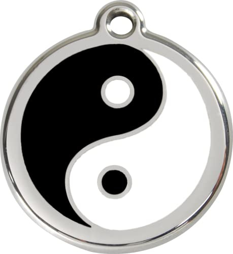 Red Dingo Hundemarke Yin Yang inklusive Gravur (S)