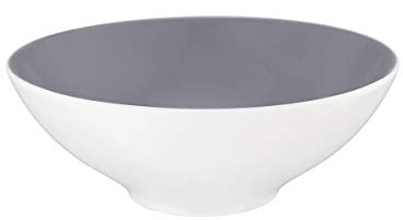 Seltmann Weiden 001.744903 Fashion elegant grey Dessertschale Rund, Porzellan, Grau, 14.5cm Durchmesser