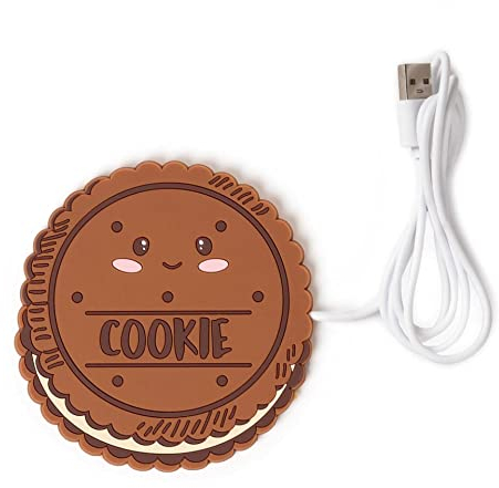 Legami - Scalda Tazza Usb, Warm it up, 9,2x9,7 cm, Tema Cookie, in Vinile, Ideale per Tazze e Bicchieri con Fondo Piatto, Ingresso USB, Unica