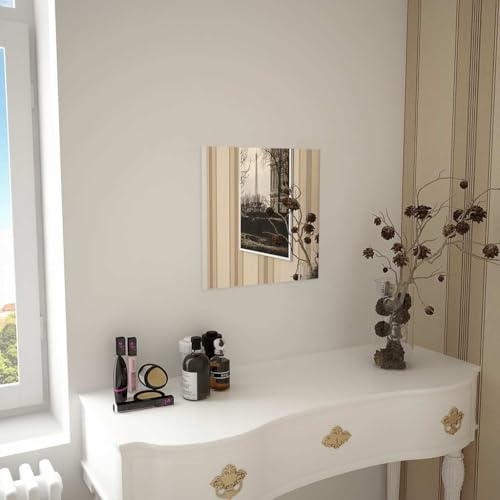 vidaXL Wandspiegel 40 x 40 cm Quadratisch Glas