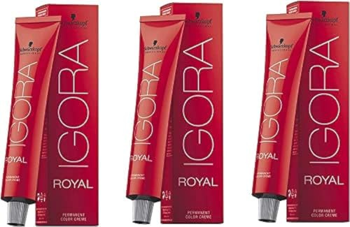 Schwarzkopf - igora royal - coloration permanente 5.0 blond foncé - lot de 3 tubes