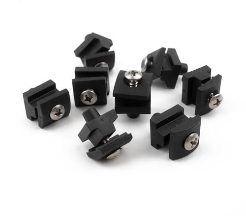 Jalousiene® 8x Universeller Schienenverschluss Turnils für Außenjalousien passend für fast jede Führungsschienen Art (Warema, Hella, Hüppe, Rau Arabella, etc...)