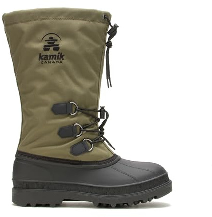 Kamik Men's Canuck Snow Boots, dunkelgrün, 11 UK