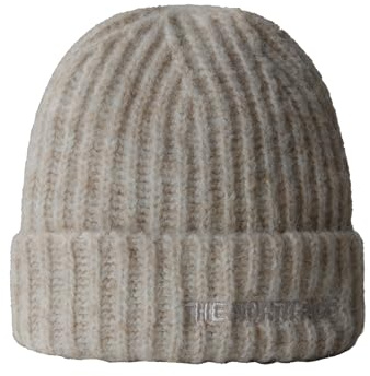The North Face Herren Fohair Cabin Beanie-Mütze, White Dune, Einheitsgröße