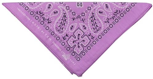 fashionchimp Bandana aus 100% Baumwolle, Premium-Qualität, Nicki-Halstuch für Damen und Herren, 50x50cm