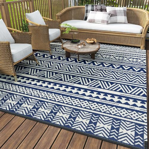 HGTRH Alfombra Exterior Terraza Impermeable Grande, Alfombras De Jardin Exterior, Sostenible Resistente Tela Tela De Terciopelo De Cristal Alfombras De áRea con Suela Antideslizante